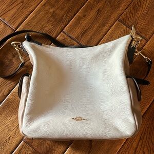 Large coach purse multi color in great condition